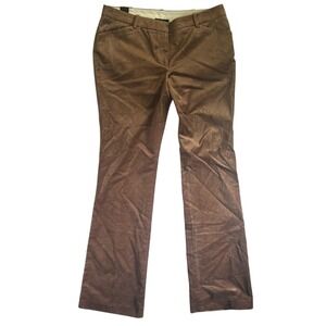 Jones New York | Women's 10,‎ Chocolate Brown Velvety Fit & Flare Trousers, NWT